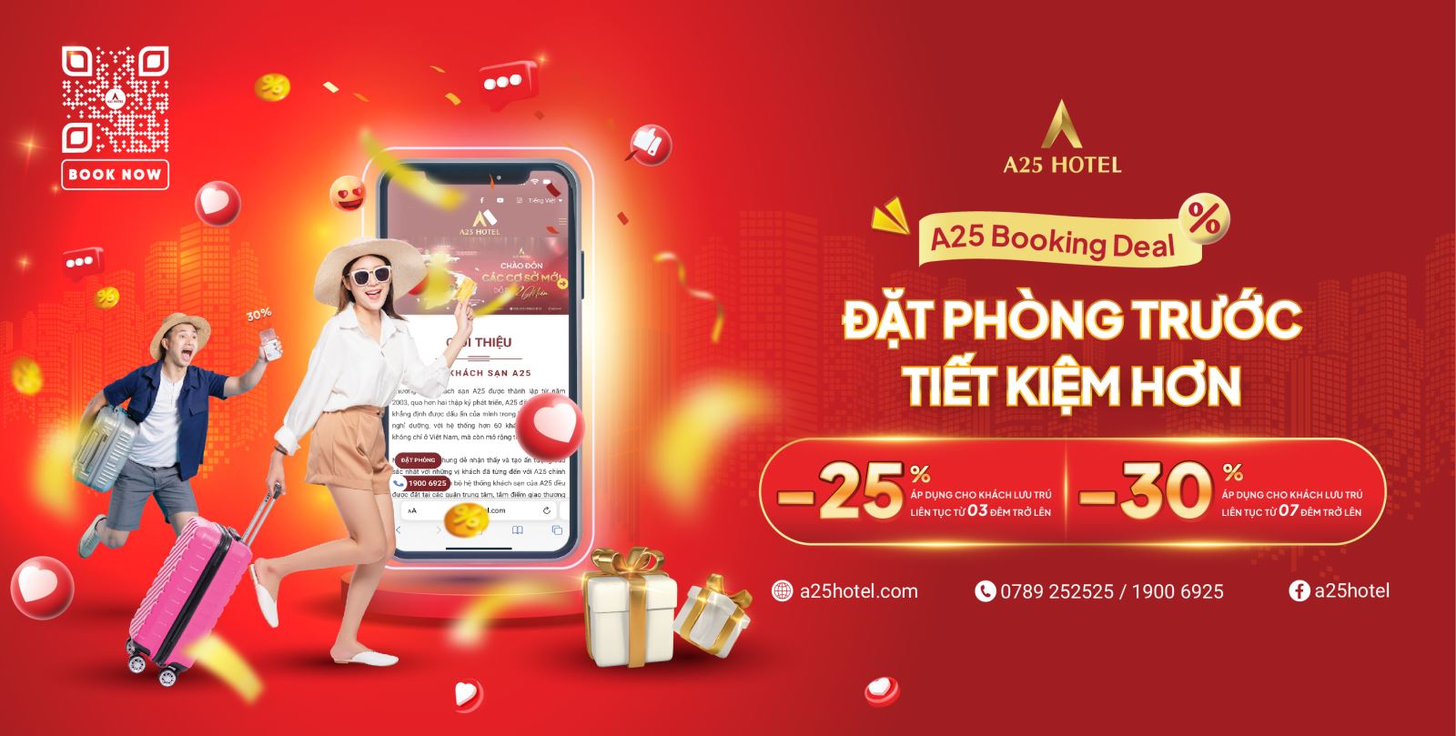 A25 Booking Deal - Đặt phòng trước, tiết kiệm hơn!