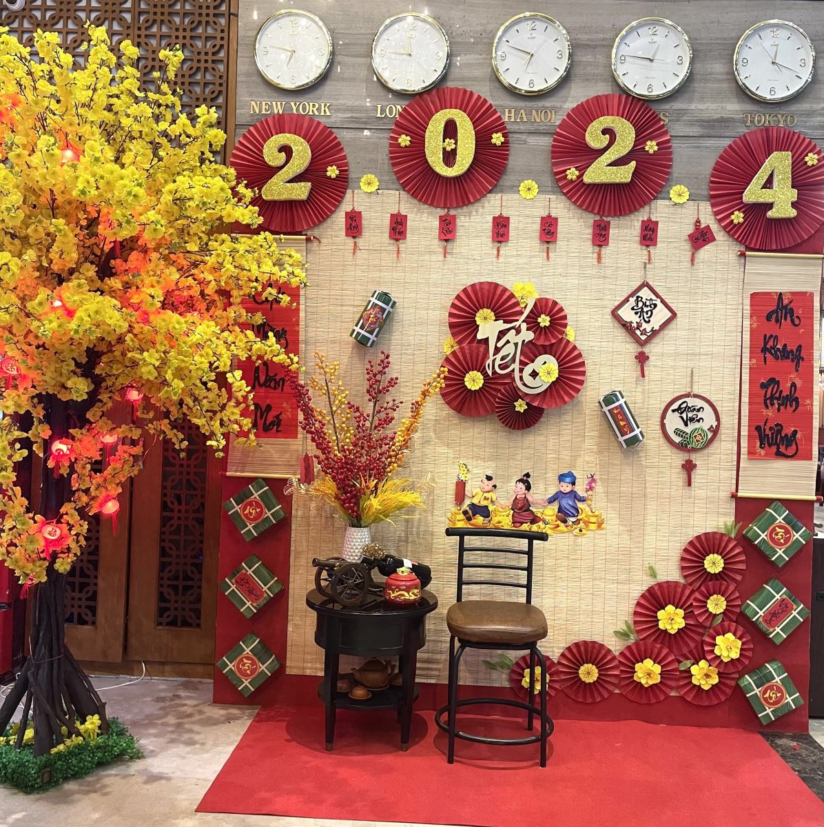 Hoạt động đón xuân 2024 của cán bộ nhân viên A25